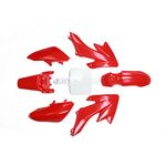 NACORE XR/CRF 50 Plastics Fairing Fender Kit For SDG SSR And More Dirt Pit Bike, RED