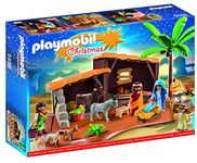 Playmobil 5588 Christmas Nativity Stable with Manger, Fun Imaginative Role-Play, PlaySets Suitable for Children Ages 4+