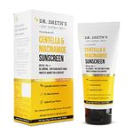 Dr. Sheth's Centella & Niacinamide Sunscreen Spf 50 Pa+++ For Oily & Acne-Prone Skin, Sweatproof, Water-Resistant, Dry Touch, Matte Controls Excess Oil, Protects Against Uva & Uvb Rays For Unisex, 50g