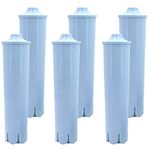 PUREUP 6 Packs Compatible with Jura Claris Blue for Clearyl Coffee Machines Replacement for Jura Blue filters