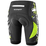 NICEWIN Men’s Cycling Shorts Motorcycle Bike Riding Tights 3D Padded Quick-Dry Half Pants