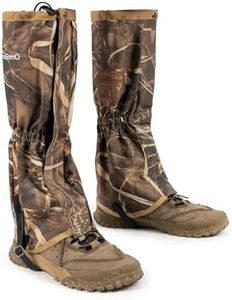 Waterproof Leg Gaiters for Men and Women Adjustable Snow Boot Gaiters for Hiking in Hunting Sand and Mud Mountain Climbing or Snowshoeing (Branch L)