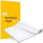 Inditradition 16x24 Inch Large Size Precut Parchment Paper Sheets for Baking, Cooking, Grilling, Frying and Steaming - Pack of 50 Sheets (White)