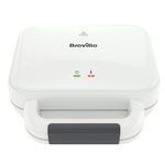 Breville Deep Fill Toastie Maker | 2 Slice Sandwich Toaster | Non-Stick Plates | Cooks a Toastie in 5 Minutes | White [VST091]