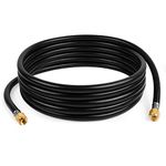 GASPRO 18FT Propane Hose Extension with Both 3/8" Female Flarefor RV, Fire Pit, Gas Grill, Propane Heater and More