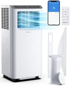 Pro Breeze 4 in 1 Portable Air Conditioner for Room 10000 BTU 450SqFt Air Conditioning Unit, Smart Air Conditioner with Fan, Dehumidifier, Night, Timer, Window Venting Kit, Wifi Portable AC Unit