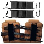 MACHSWON Front Seat Storage Gun Sling Bag Car Seat Back Shotgun Rifle Rack Case Hunting Gun Holsters Pistols Organizer with Pockets