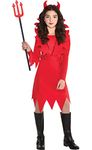 Suit Yourself Devious Devil Halloween Costume for Girls, Large, with Accessories