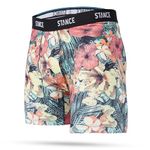 Stance Mens Kona Town Boxer Briefs Teal Floral Tropical Poly Underwear Shorts Large