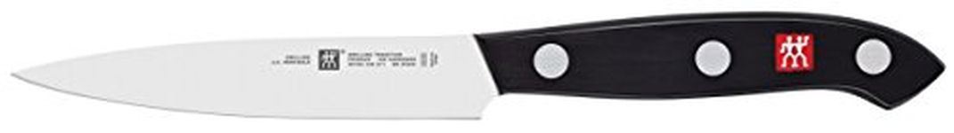 ZWILLING Tradition 4-inch Paring Knife | Made in Europe | Full Tang | 3‐Rivet Handle