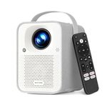 ETOE Seal Projector, Portable Projector with Certified Android TV11.0 & Netflix, 4K Projector with Auto Focus & Keystone, 500 ANSI, mini Projector with Prime Video-White