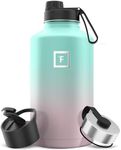 IRON °FLASK Sports Water Bottle - 32 Oz 3 Lids (Wide Spout Lid), Leak Proof - Stainless Steel Gym & Sports Bottles for Men, Women & Kids - Double Walled, Insulated Thermos, Mothers Day Gifts for Mom