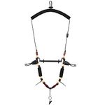 SF Fly Fishing Necklace Lanyard Unloaded Black Adjustable Tool Holder with Foam Neck Strap Horizontal Tippet Bar Quick Release for Fishing Accessories(Only Lanyard)