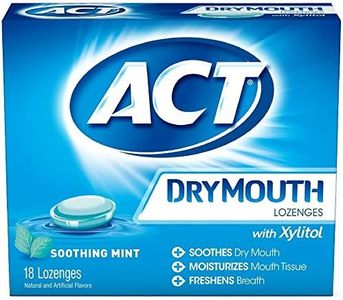 ACT Dry Mouth Soothing Mint Lozenges 18 ea ( Pack of 4)