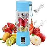 Portable Blender, Personal Blender Portable Juicer Cup Fruit Mixer USB Charger Mini Juice Blender for Smoothies and Shakes,with 6 Power Blades Travel Blender for Travel Gym Outdoor