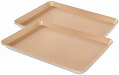 Nordic Ware Naturals Aluminum NonStick Baker's Half Sheet, 2-pack