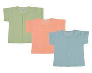 Dazzlia Summer Wear Cotton T-Shirt for Baby Boy (Blue, 44261 Months)