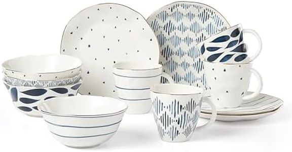 LENOX 890194 Blue Bay 12-Piece Dessert Set, 10.3 LB