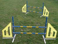 Callieway 2x Agility Hurdle Jump Set (Twinpack), orig Agi Jump Dog Pro, including 2x2 horizontal bars + transportation bags