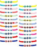 Sureio 24 Pcs Colorful Kids Bracele