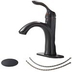 Eyekepper Single Handle Brass Bathroom Faucet Oil Rubbed Bronze Basin Mixer Tap