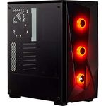 Corsair SPEC-DELTA Carbide Series, RGB Tempered Glass Mid-Tower ATX Gaming Case - Black