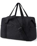 BAGSMART Weekender Overnight Bag for Women, Large Gym Bag with Yoga Mat Buckle, Travel Duffle Bag for Travel Essentials