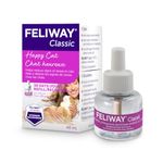 FELIWAY CLASSIC Diffuser Refill - Use with FELIWAY Cat Diffusers - Comforts Cats at Home & Helps Control Unwanted Urine Spraying, Cat Scratching and Hiding (30 Day Supply, FELIWAY Refill C238)