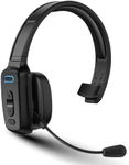 LEAYU Bluetooth Headset, 60hrs Noise Canceling V5.2 Over Head Headphones, Single Ear Trucker Wireless Headset with Mic, Mute Button, Multipoint, for Phones PC Computer Truck Driver Office Work - Black