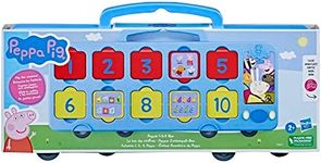 Peppa Pig Toys Peppa's 1-2-3 Bus, Counting Toys for 2 Year Old Girls and Boys and Up, Preschool Toys