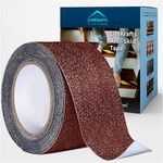 Lifekrafts Anti-Skid Tape For Stairs, Steps, Floor and Ramps Heavy Duty Adhesive Non-Slip Tape 18MX50MM (Brown)