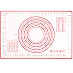 EasyOh Silicone Pastry Mat 100% Non-Slip with Measurement Counter Mat, Dough Rolling Mat, Pie Crust Mat 16 x 24 Inches