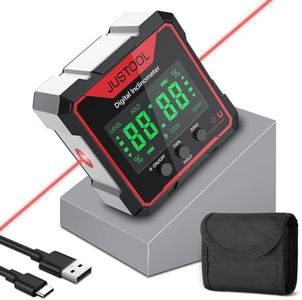 JUSTOOL Digital Level Box Angle Finder Gauge