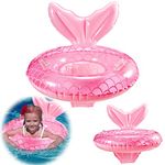 Vibbang Baby Swimming Ring, Inflatable Baby Pool Float Children Summer Waist Float Ring with Float Seat Infant Training Swim Waist Float Ring for Age 6-36 months Toddler Kids (Animal)