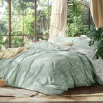 Bedsure Queen Comforter Set - Sage 