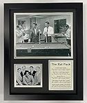 Legends Never Die The Rat Pack Group Pool Table Collectible | Framed Photo Collage Wall Art Decor - 12"x15" (16214U)