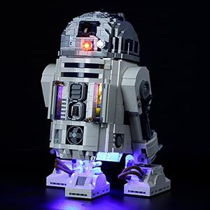 GEAMENT Kit de Luces LED Compatible con R2-D2 - Conjunto de luz por Star Wars 75308 (Juego Modelo no Incluido)