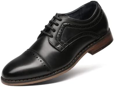 Bruno Marc Little Kid Prince_K_1 Black Boy's Classic Oxfords Dress Shoes Size 12 M US Little Kid