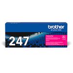 Brother TN-247M Toner Cartridge, Magenta, Single Pack, High Yield, Includes 1 x Toner Cartridge, Brother Genuine Supplies