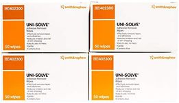 UNI-SOLVE ADHESIVE REMOV WIPES 50 c