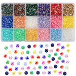 RUUKON 18 Colours 3mm Flat Back Resin Crystal AB Jelly Rhinestones for Crafts Nails Clothes Face Shoes Tumblers Decoration