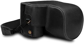 MegaGear Nikon Coolpix B600 MegaGear MG1674 Ever Ready Leather Camera Case Compatible with Nikon Coolpix B600 - Black Camera Case, Black (MG1674)