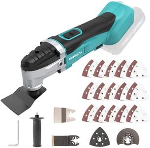ONEMANA 18V Oscillating MultiTool Cordless,18000RPM 6 Variable Speed Multi Tool for Cutting Wood Drywall Nails Remove Grout & Sanding(Tool Only)