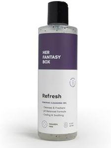 Her Fantasy Box | Refresh pH Balancing Shower Gel - Natural Feminine Hygiene Solution for Gentle Cleansing, Odor Control, and Skin Nourishment - pH-Balanced Formula for All Skin Types (8 oz)