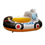 PRISMAXIC Cars Inflatable Water Boat Vehicle, Inflatable Pool Floats and Kids Pool Toys, Cars Pool Party Supplies for Kids Perfect for Summer Fun Aged 1 & 5-29" x 23" (Yellow CAR Swim Tube)