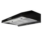 Vesta Atlanta 860CFM 30'' Black Stainless Steel Under Cabinet Range Hood With Dual Motor, Contemporary Design, Pro Performance, 6 Levels Of Speed, Touch Screen,LED Lights, Baffle Filters, And Oil Tray