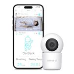 Sense-U Video Baby Monitor with Remote Pan-Tilt-Zoom Camera, 2-Way Talk, Night Vision, Background Audio, Motion Detection & No Monthly Fee