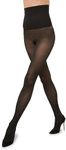 Wolford Fatal High Waist Sheer Tights 50 Denier For Women Pantyhose Luxurious Comfort Elegant Style for Everyday Wear, Black, X-Small
