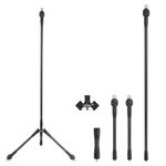 AMEYXGS Archery Bow Stabilizer Set 4/5/10/12/28/30 inch 3k Carbon Bow Balance Bar with Stabilizer Rubber and Weights for Recurve Bow and Compound Bow (40° V bar, Black, 1x 28 inch,2X 10inch,1x 4inch)