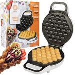 MasterChef Bubble Waffle Maker- Electric Non stick Hong Kong Egg Waffler Iron Griddle- Ready in under 5 Minutes